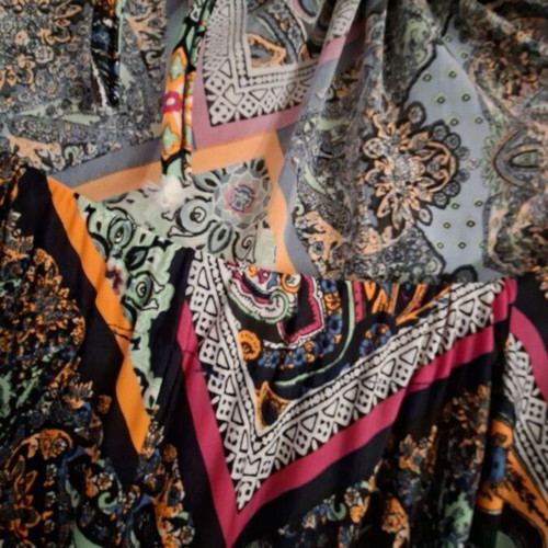 Celestino Maxi Halter Dress One Size like new, boho print