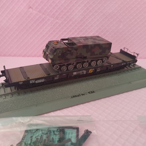 Roco HO Scale Wagons like new for two-rail system, military transport