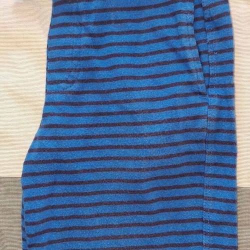 Σορτσάκι παιδικό Mothercare μεταχειρισμένο, μπλε ριγέ με μαύρο, 4-5 ετών έως 110 cm