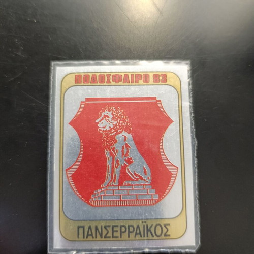 Panini Football 83 sticker #267 Panserraikos badge