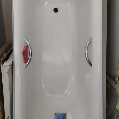 Kaldewei bathtub white 170x75 cm enamelled steel new with handles