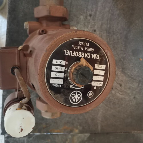 Circulator Italian O.M. Carbofuel single-phase used