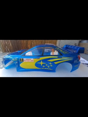 Lexan Subaru Impreza 2004 WRC 1/10 κλίμακα καινούργιο, 200 mm