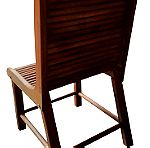  Χειροποίητη ξύλινη καρέκλα με πλάτη