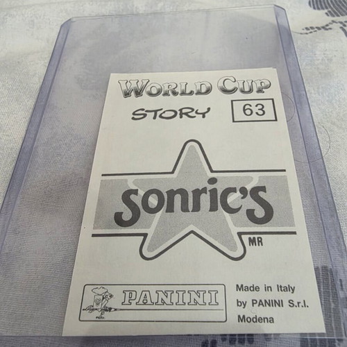 Franz Beckenbauer Panini World Cup Story 1974 sticker, like new