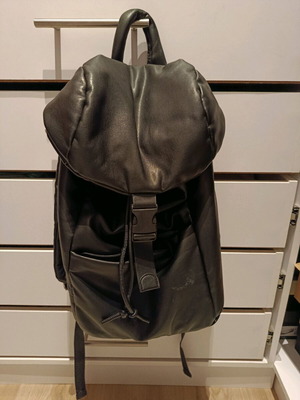Backpack bag black Zara like new, very soft material