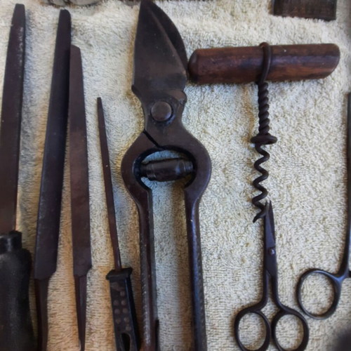 Various old tools used