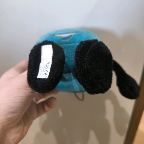 Plush dice car accessory like new blue with movable arms