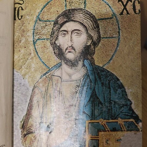 New Testament used with brief commentary leather-bound