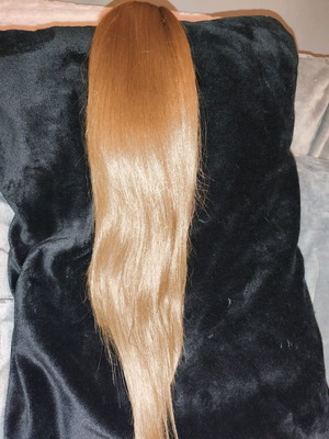 Brown Hair Ponytail 50 cm like new with nest system