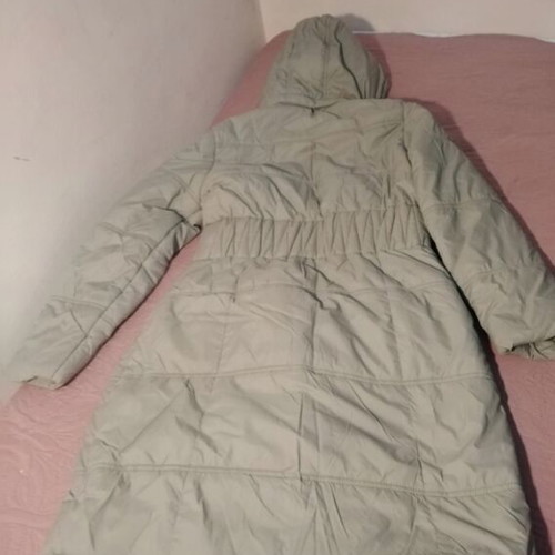 Attrattivo jacket like new, gray, size L, midi length