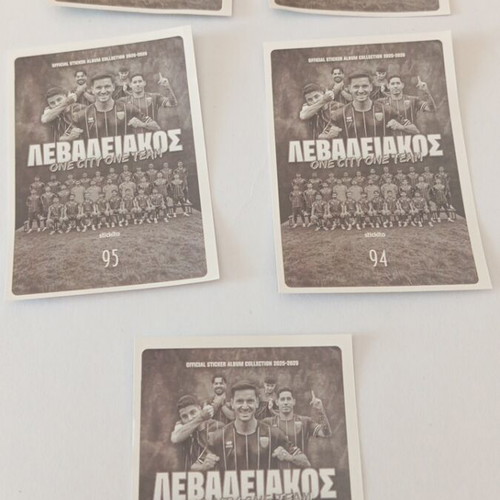 Football Player Stickers Levadiakos pack of 5 new