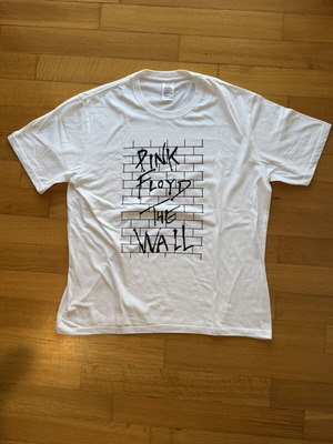Ανδρικό t-shirt Pink Floyd The Wall λευκό XL καινούργιο