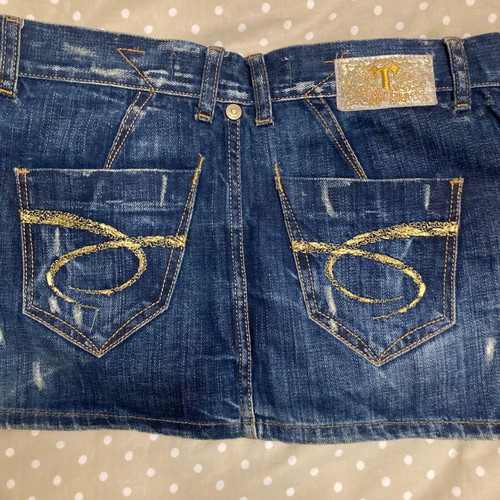 Take Two denim mini skirt like new, blue, size 27