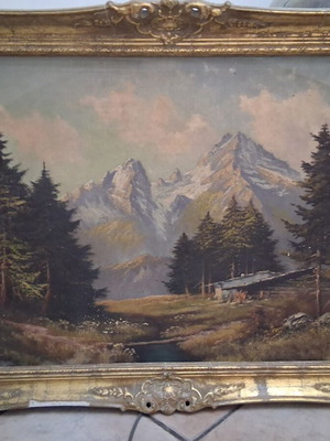 Vintage painting used