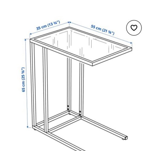 Ikea laptop stand and side table like new