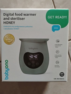 Babyono Digital Food Warmer and Steriliser Honey new
