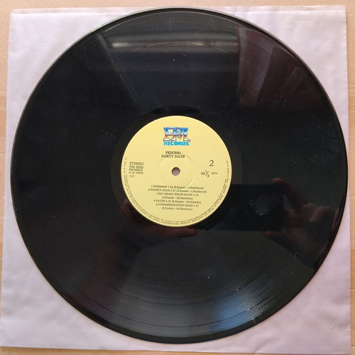 Psycho 40 Days LP used, electronic genre