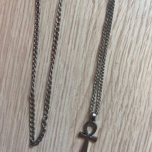 Zara necklace chains like new, set of 2 silver