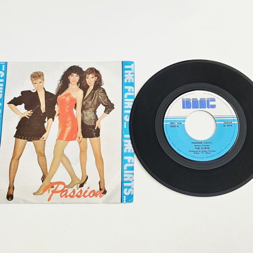 The Flirts Passion 7" vinyl single like new, 1982 Belgian edition