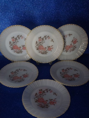 Termocrisa "Encanto" Mexico dinner plates set of 6 like new, vintage 60s-70s