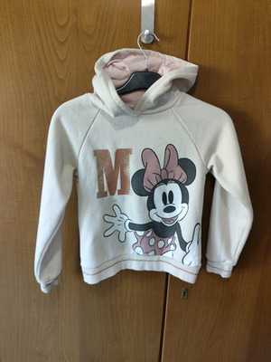 Disney Orchestra Hoodie sweatshirt like new, size 8 years, beige