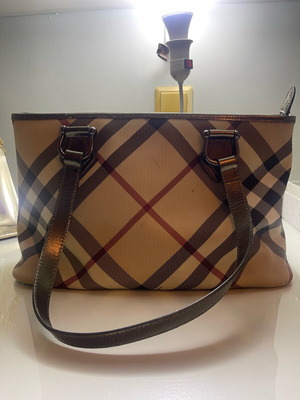 Burberry handbag used, beige