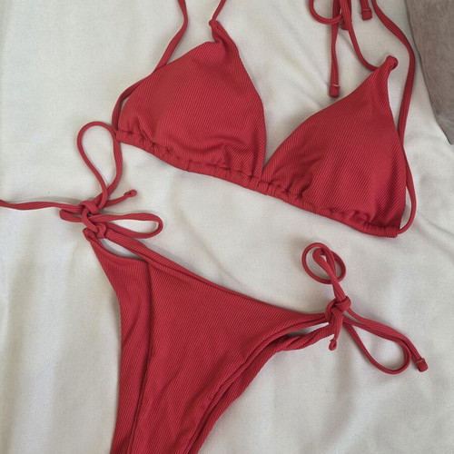 Red bikini new, size S