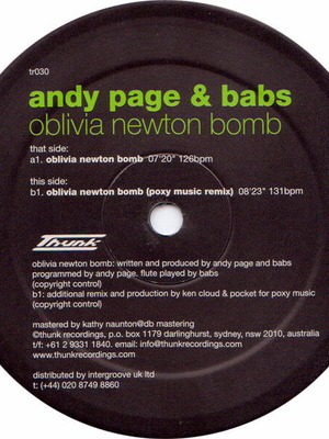 Andy Page & Babs Oblivia Newton Bomb CD μεταχειρισμένο, ηλεκτρονική