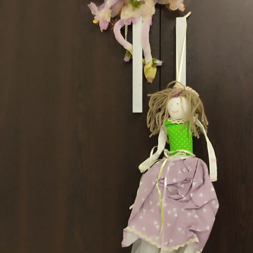 Decorative dolls used, set of 2 pieces