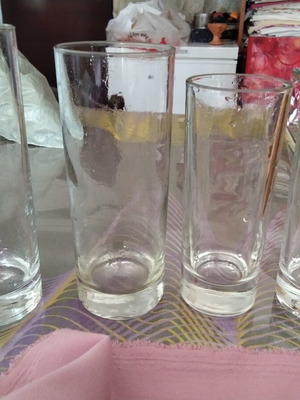 Water and juice glasses new, set of 24