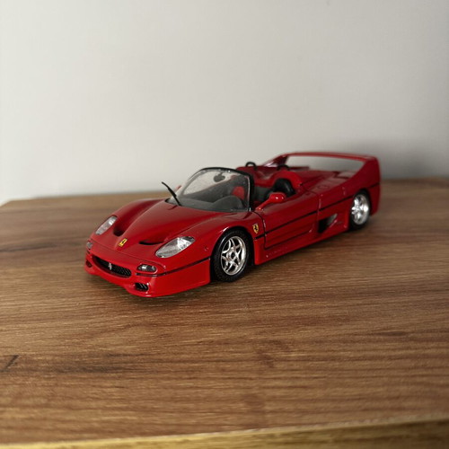 Ferrari F50 model car made in Italy by Burago like new