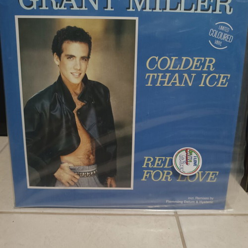 Grant Miller Colder Than Ice / Red For Love 12" coloured vinyl maxi