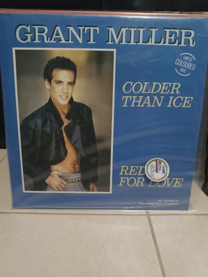 Grant Miller Colder Than Ice / Red For Love 12" coloured vinyl maxi
