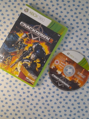 Crackdown 2 Xbox 360 game with disc and case