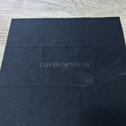 Emporio Armani sunglasses used, black and turquoise with blue mirrored lenses