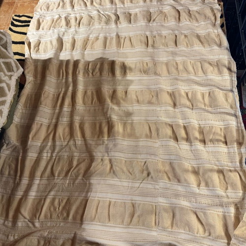 Wool woven blanket new from loom for throw or cover 2.30x1.65