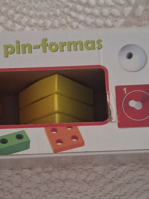 Wooden shape sorting and number matching toy like new