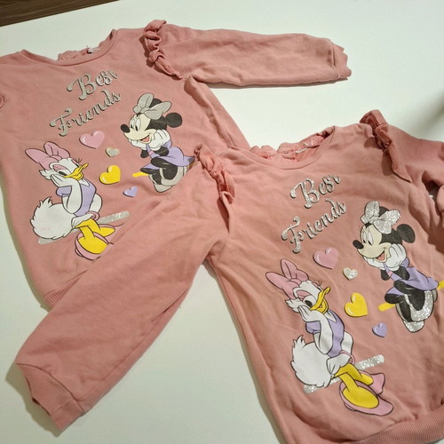 Disney Minnie Mouse & Daisy set of 2 sweaters used with gift leggings 3-4 years