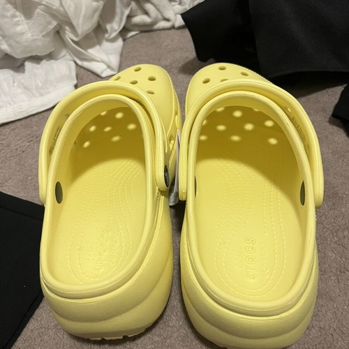 Crocs Platform shoes brand new, yellow, sizes 37–38