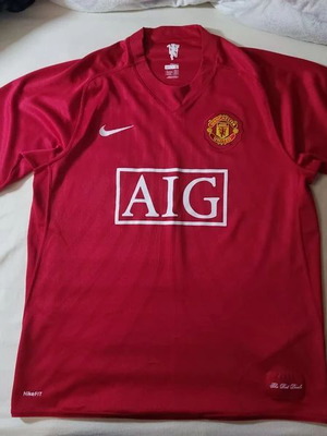 Φανέλα Manchester United 2008/09 μεταχειρισμένη, μέγεθος Large, γνήσια