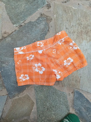 Orange women summer shorts size M