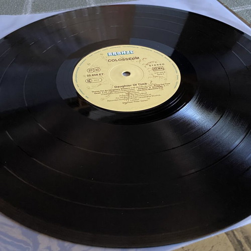 Colosseum Daughter of Time LP, prog rock, Bronze 1978