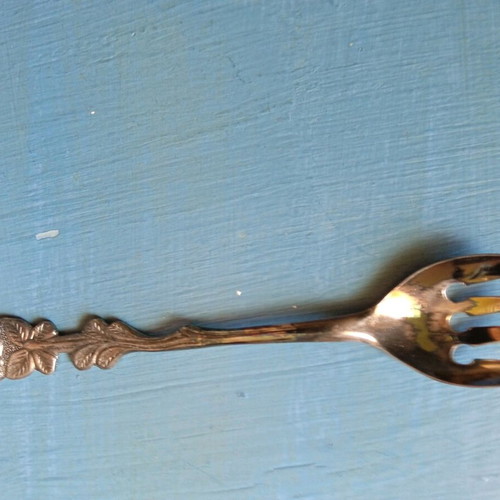 Σετ αντίκα πιρουνάκια 6τμχ silver plated μεταχειρισμένα