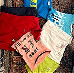  Bazaar διημέρου!!!!     6 κοντομάνικα μπλουζάκια για αγόρι 7-8 ετών