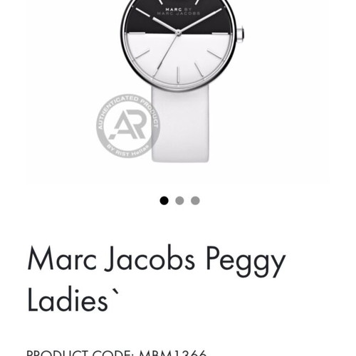 Marc Jacobs Peggy women's watch like new, two tone 36 mm