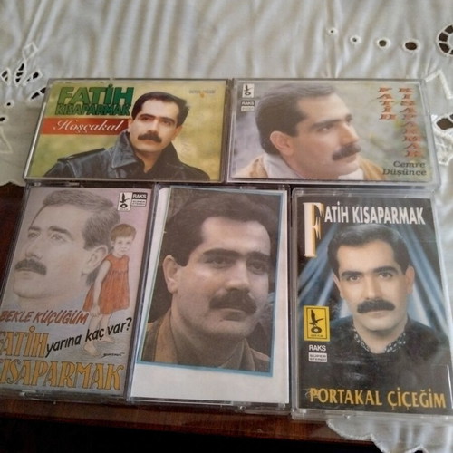 Κασετίνες Fatih Kısaparmak μεταχειρισμένες, σετ 5 τεμαχίων