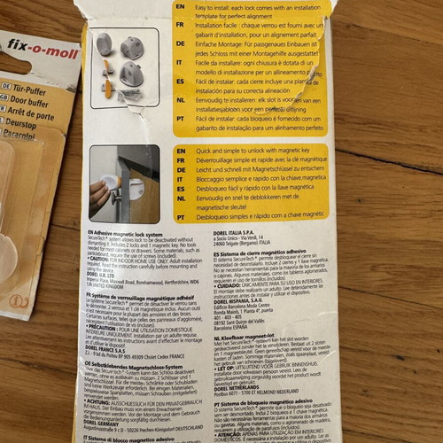 Safety 1st Magnetic Locks and Door Protectors Pack used