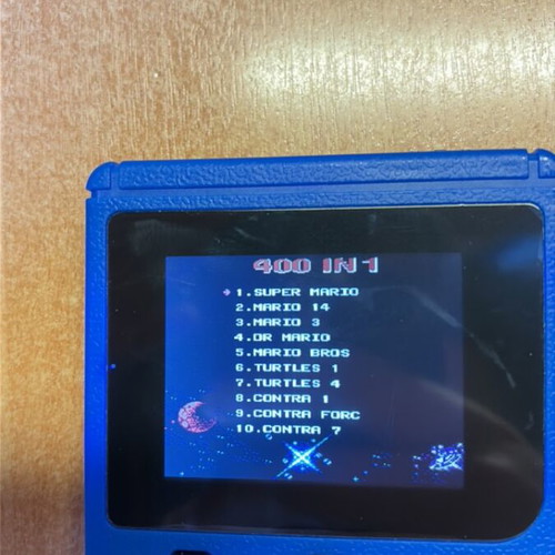 Portable handheld game console emulator retro games, like new