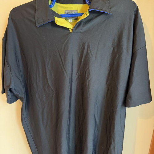 Versace black short-sleeve shirt XL like new, genuine